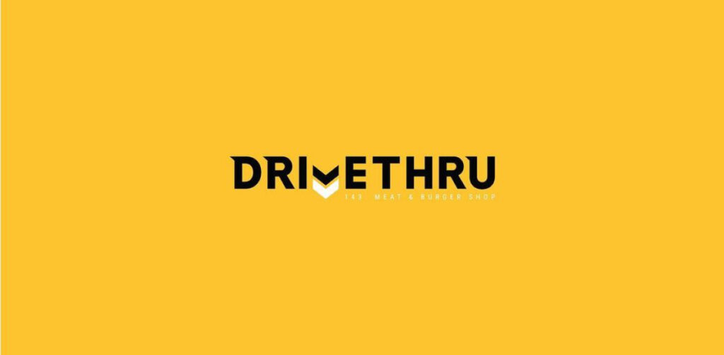 Drive-thru-yellow-banner