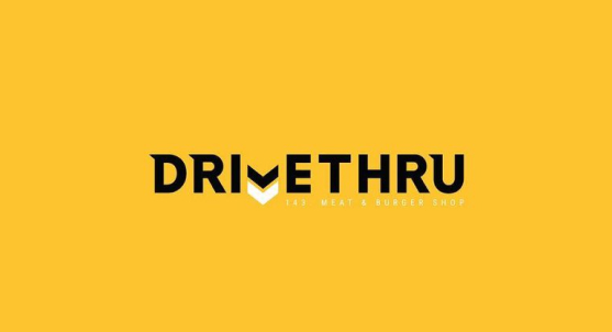 Drive-thru-yellow-banner